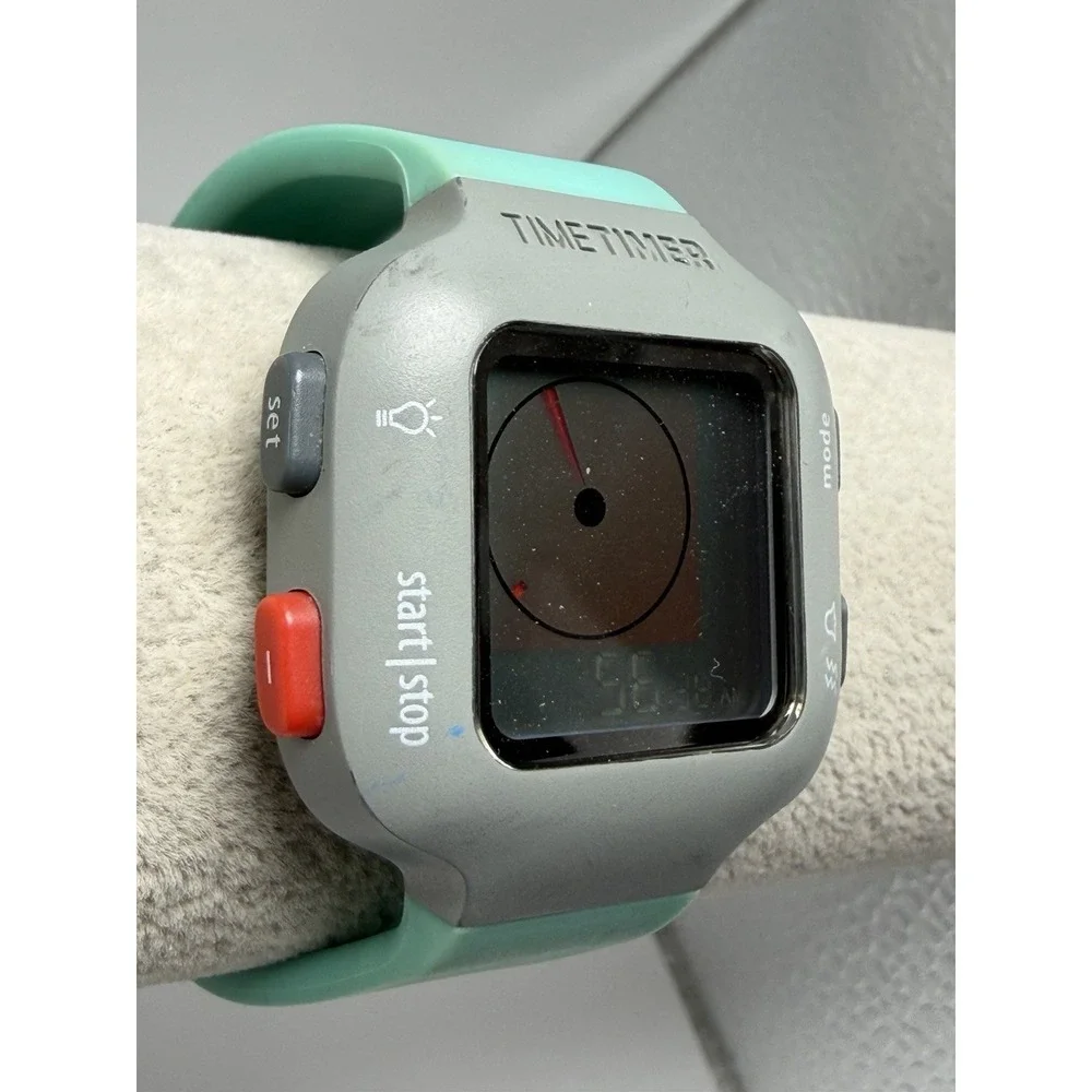 Time Timer New Battery Green Digital With Analog Style 38MM 7.5